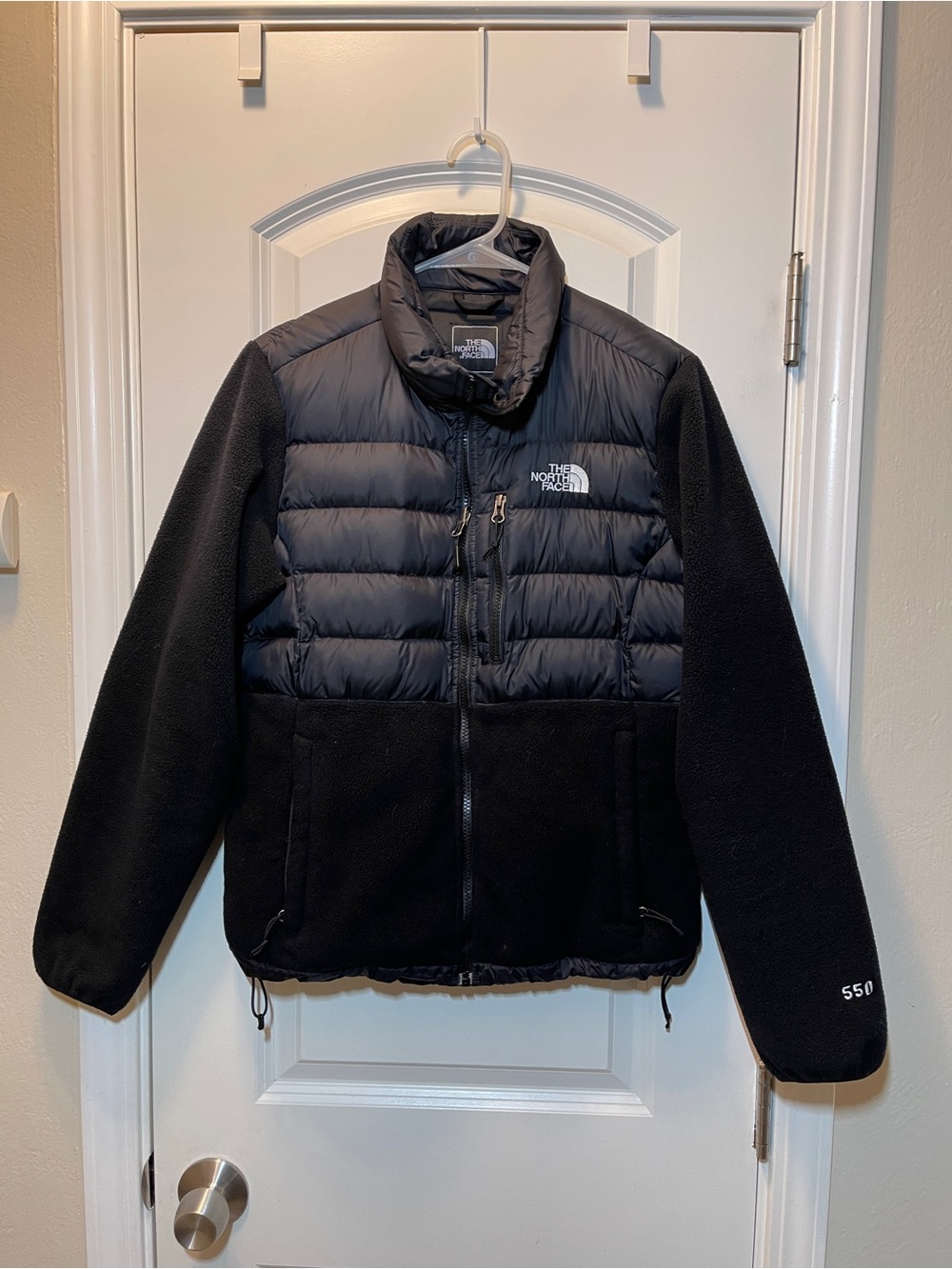 The North Face Black Insulated Fleece Hybrid Jacket